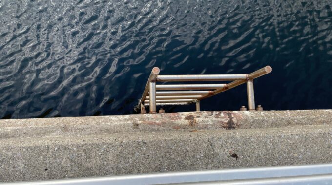検見川浜突堤の黒鯛ポイント画像