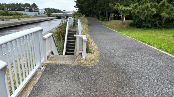 浜田川河口へのアクセス方法説明写真4