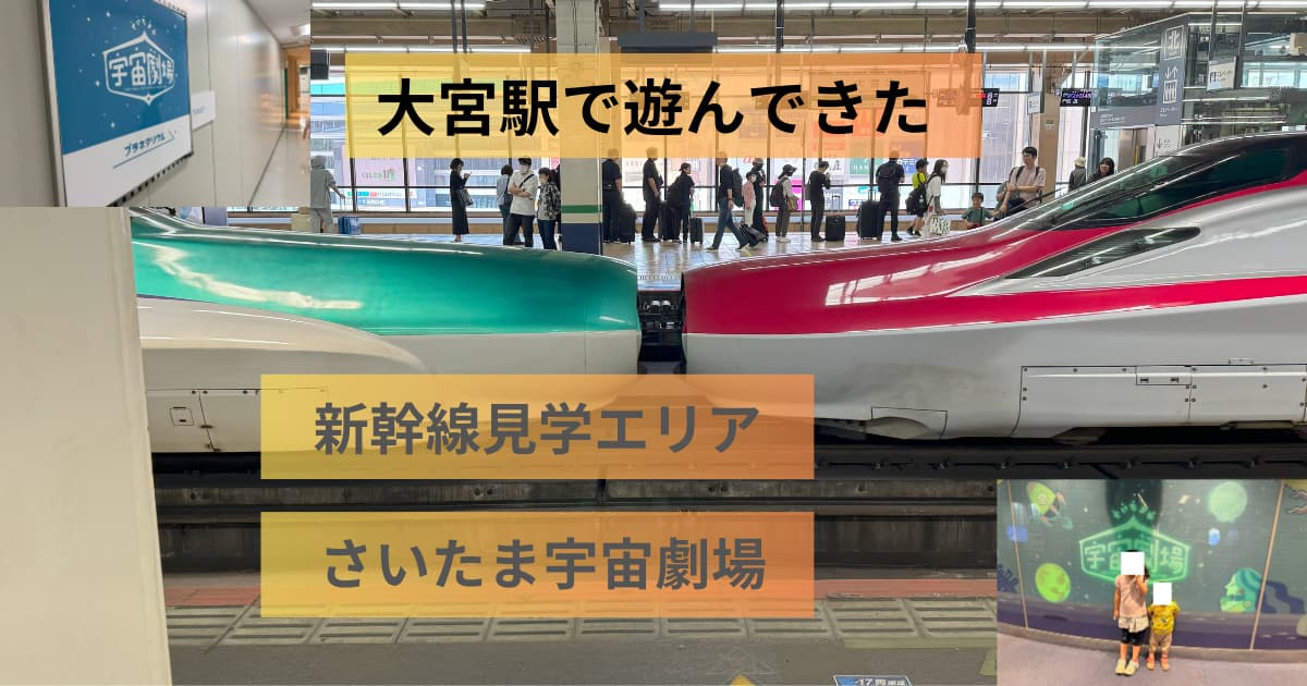 大宮駅の新幹線見学エリアアイキャッチ
