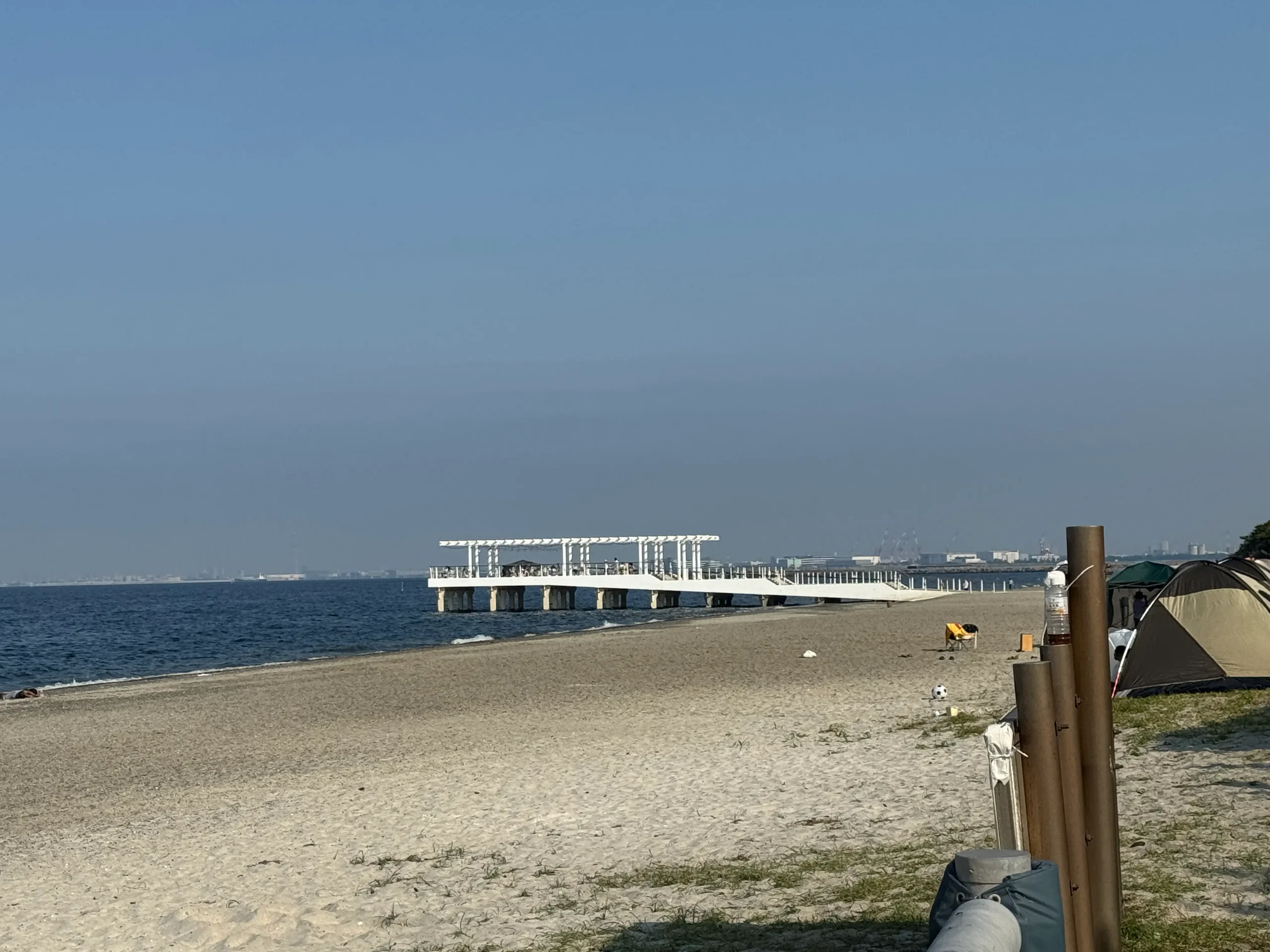 稲毛の浜 海水浴メイン場所の写真