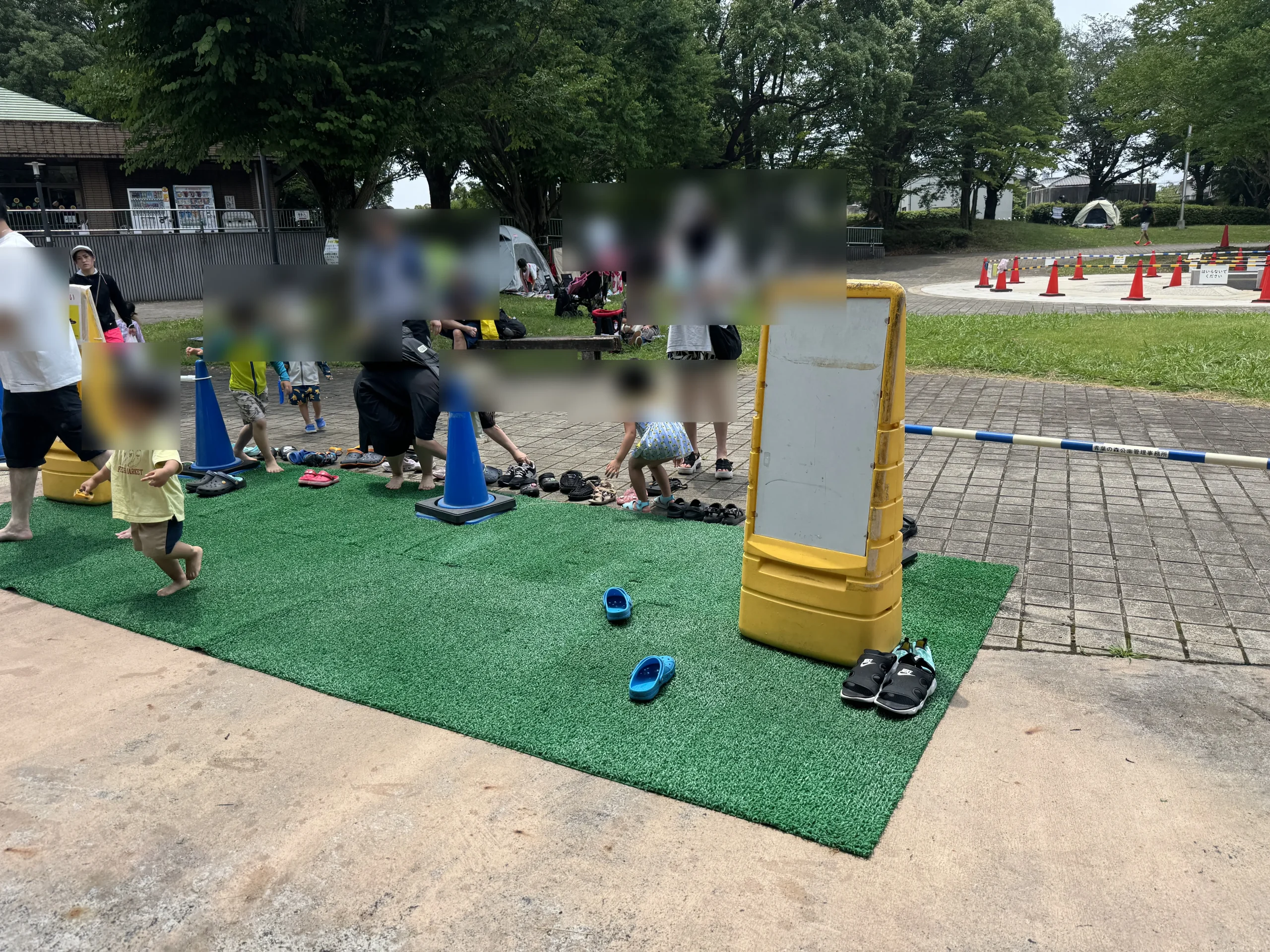 青葉の森公園水遊びの入り口写真