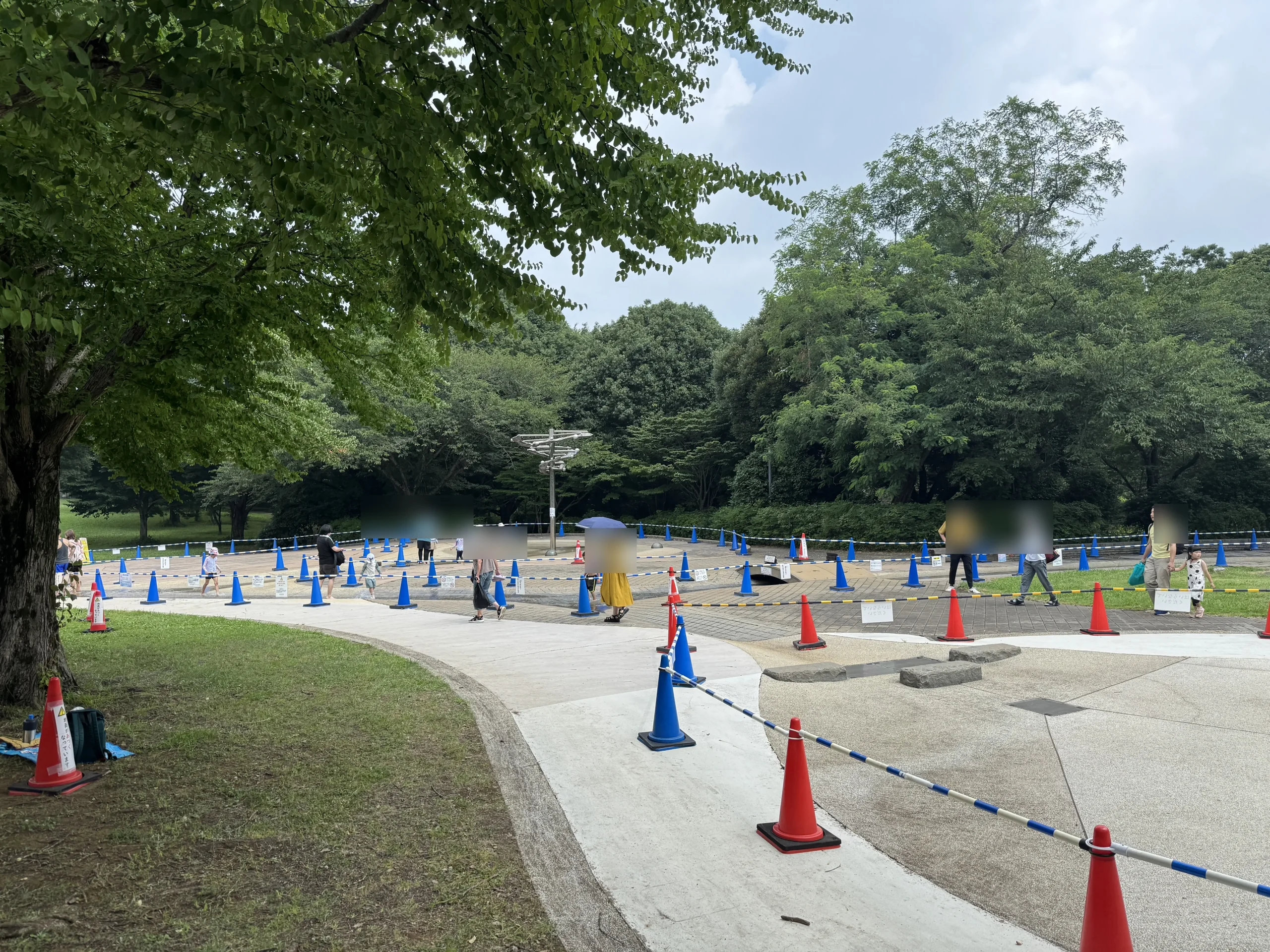 青葉の森公園水遊び場所写真
