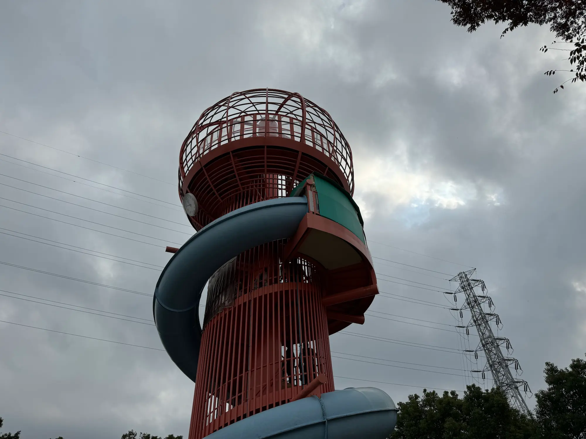 展望滑り台写真