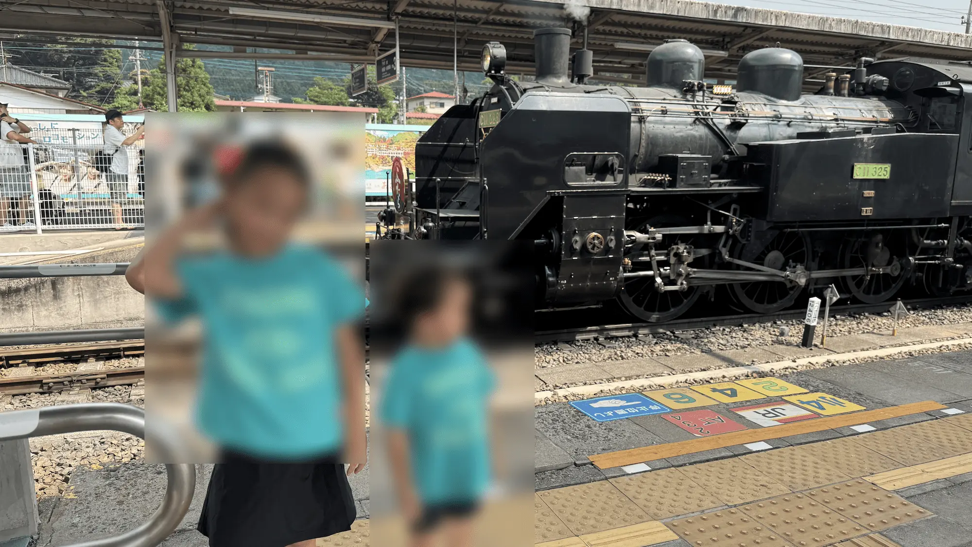 日光きぬ川ホテル三日月近くのホームでの撮影