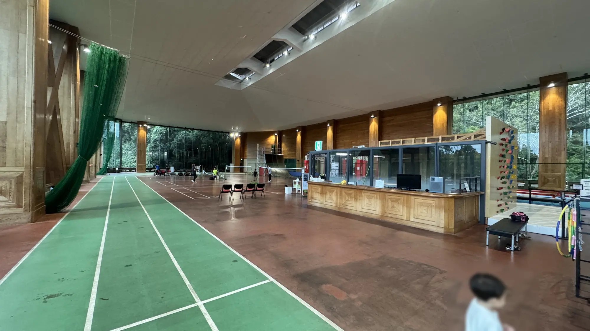 リソルの森メディカルトレーニングセンターの200ｍトラック