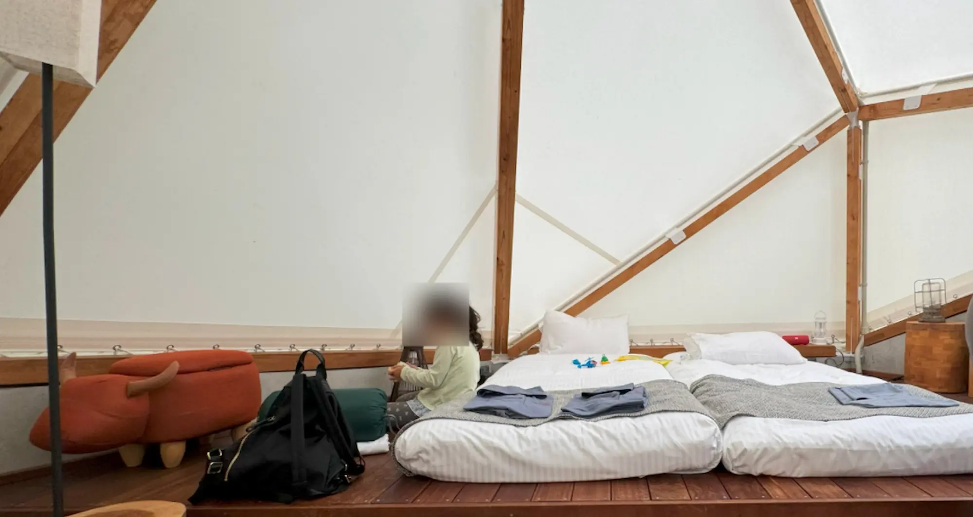 リソルの森のグランピングテントキャビンの5歳