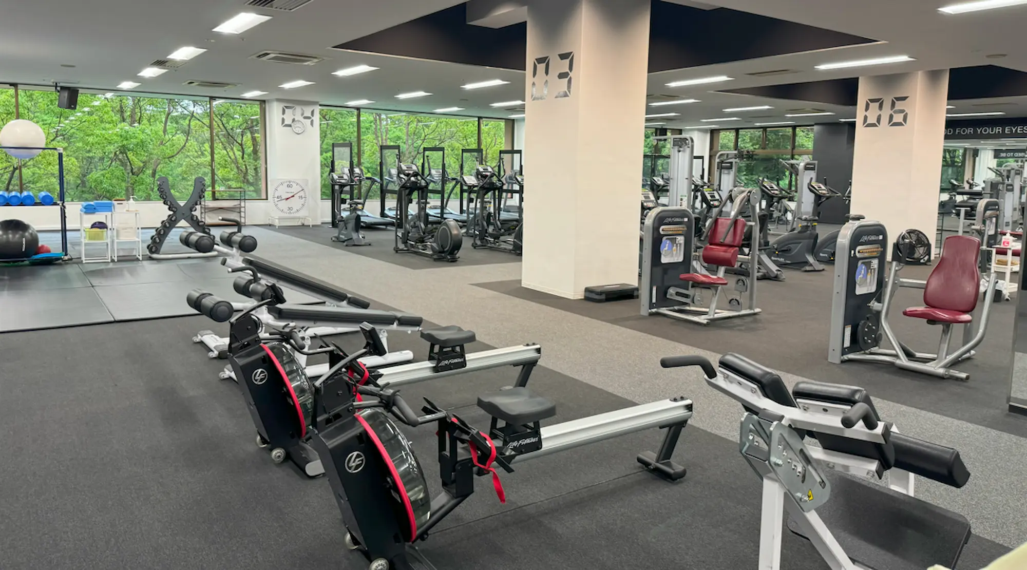 リソルの森メディカルトレーニングセンターのフィットネスルーム