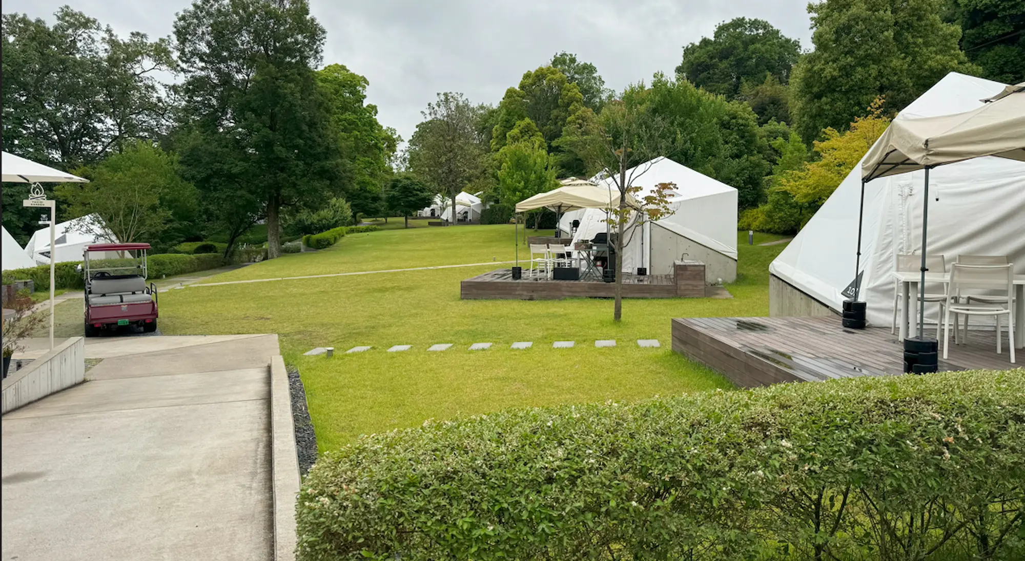 リソルの森のグランピングテント