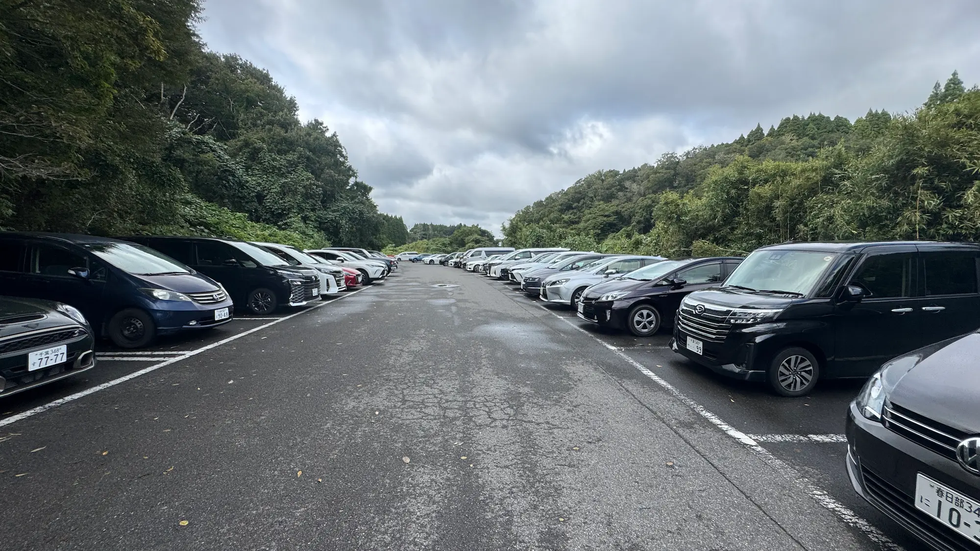 リソルの森メディカルトレーニングセンターの駐車場