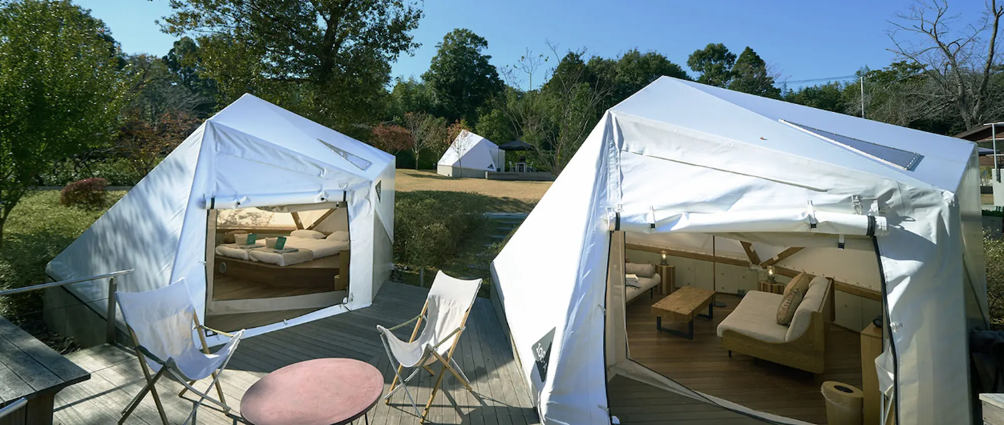 リソルの森のグランピングテントキャビンプレミアム