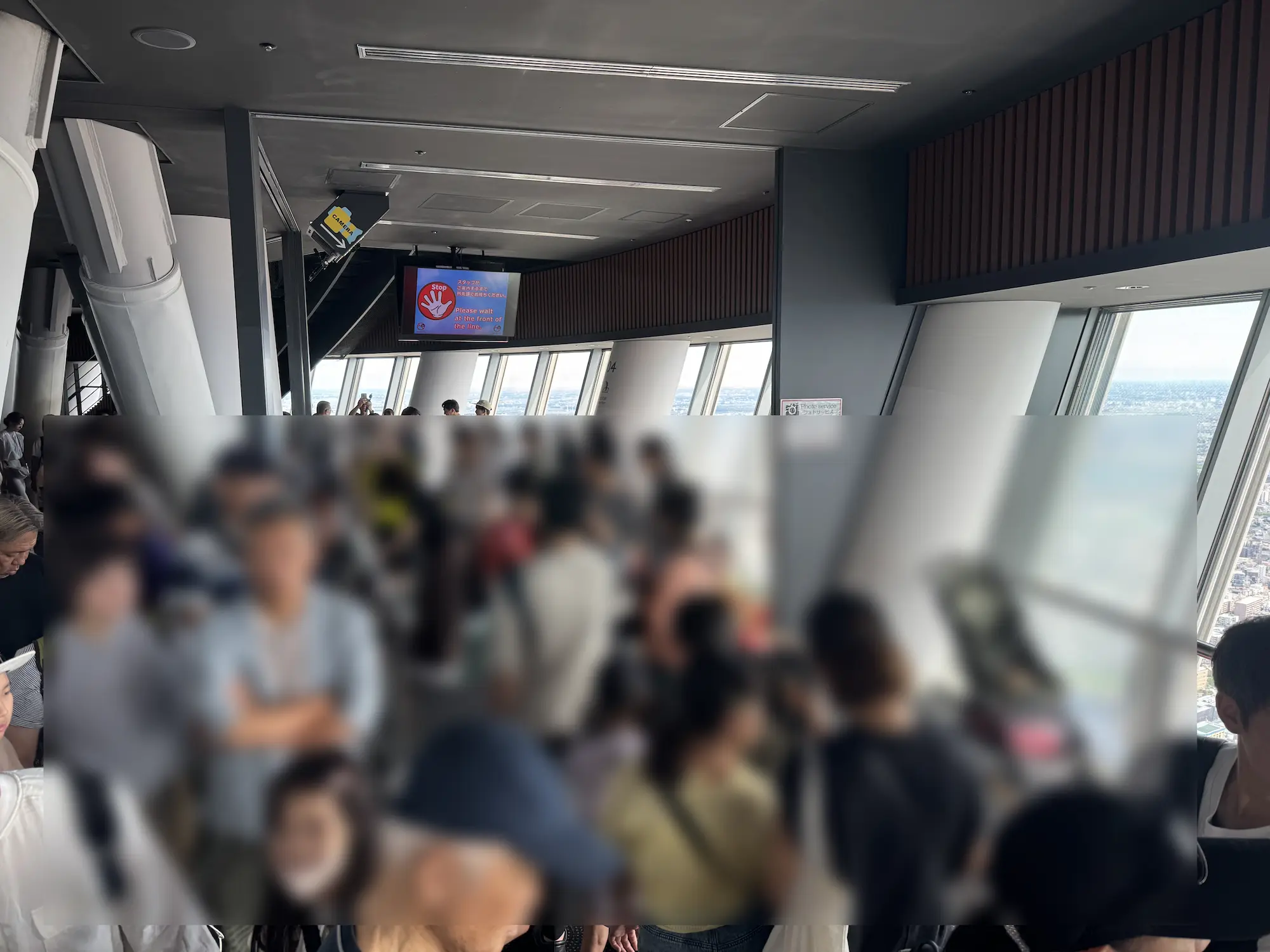 東京スカイツリーの混雑風景