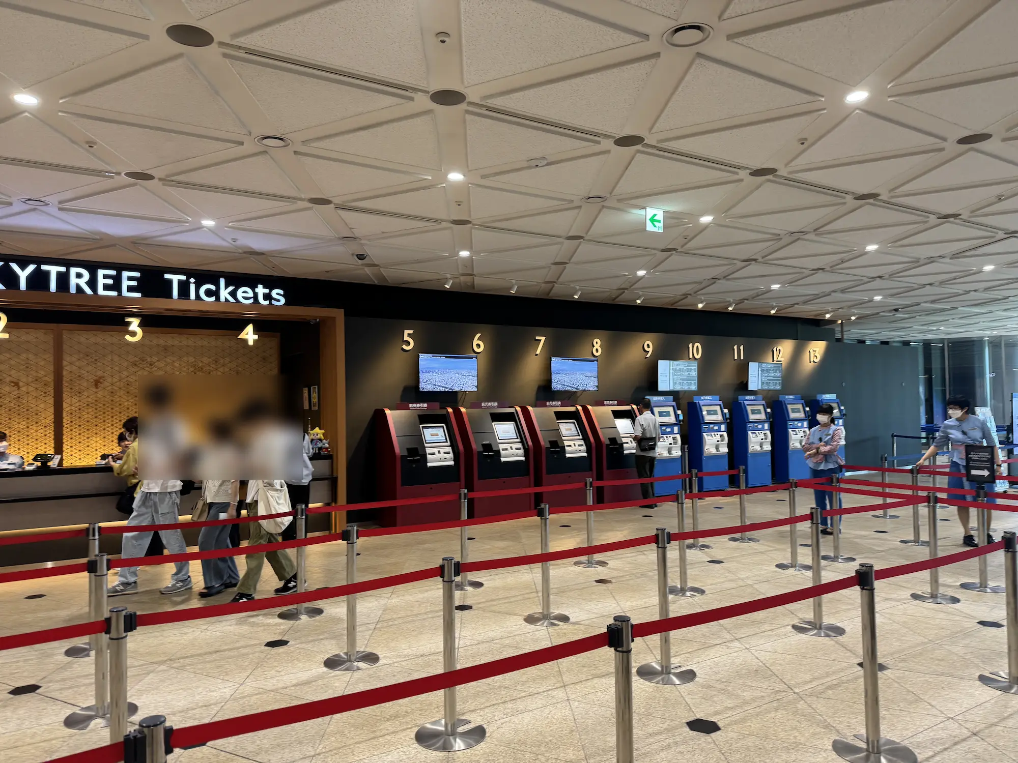 東京スカイツリーのチケット売り場