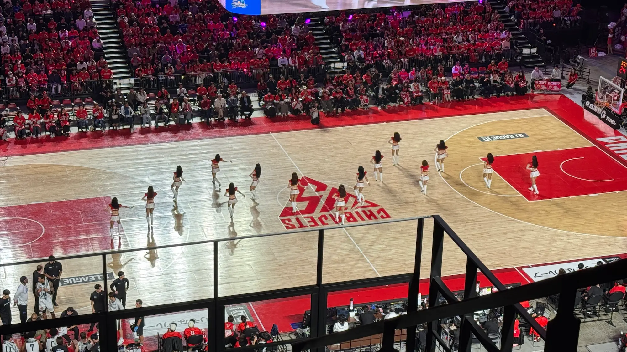 子連れで行った千葉ジェッツ戦中の応援