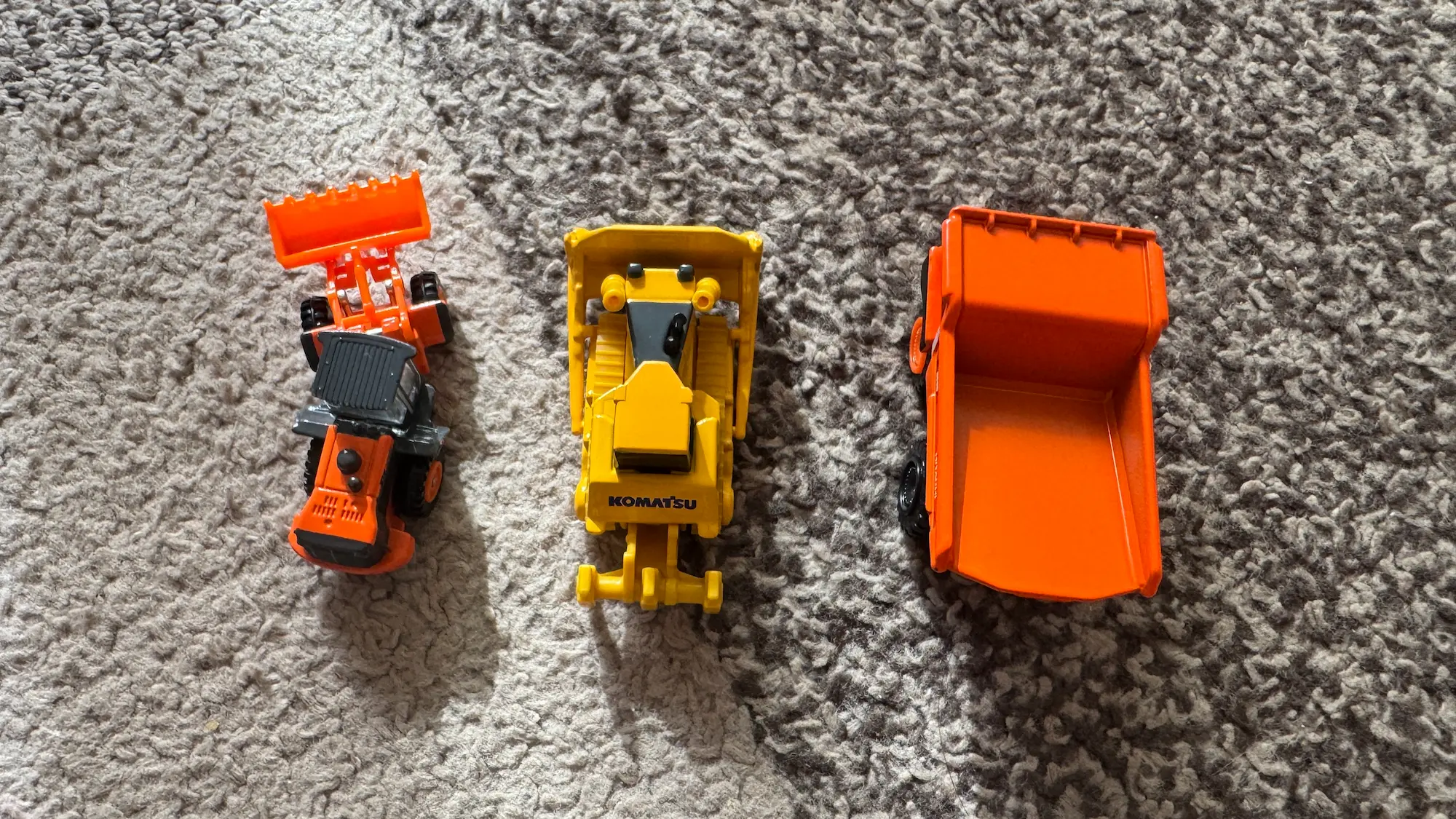 トミカの建設現場セットに出てくる車