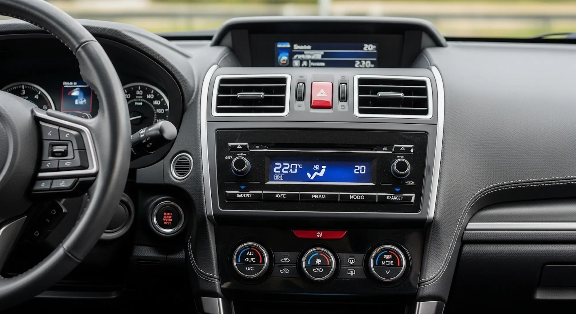 フォレスタ―のエアコンフィルター交換でエアコンをつける 