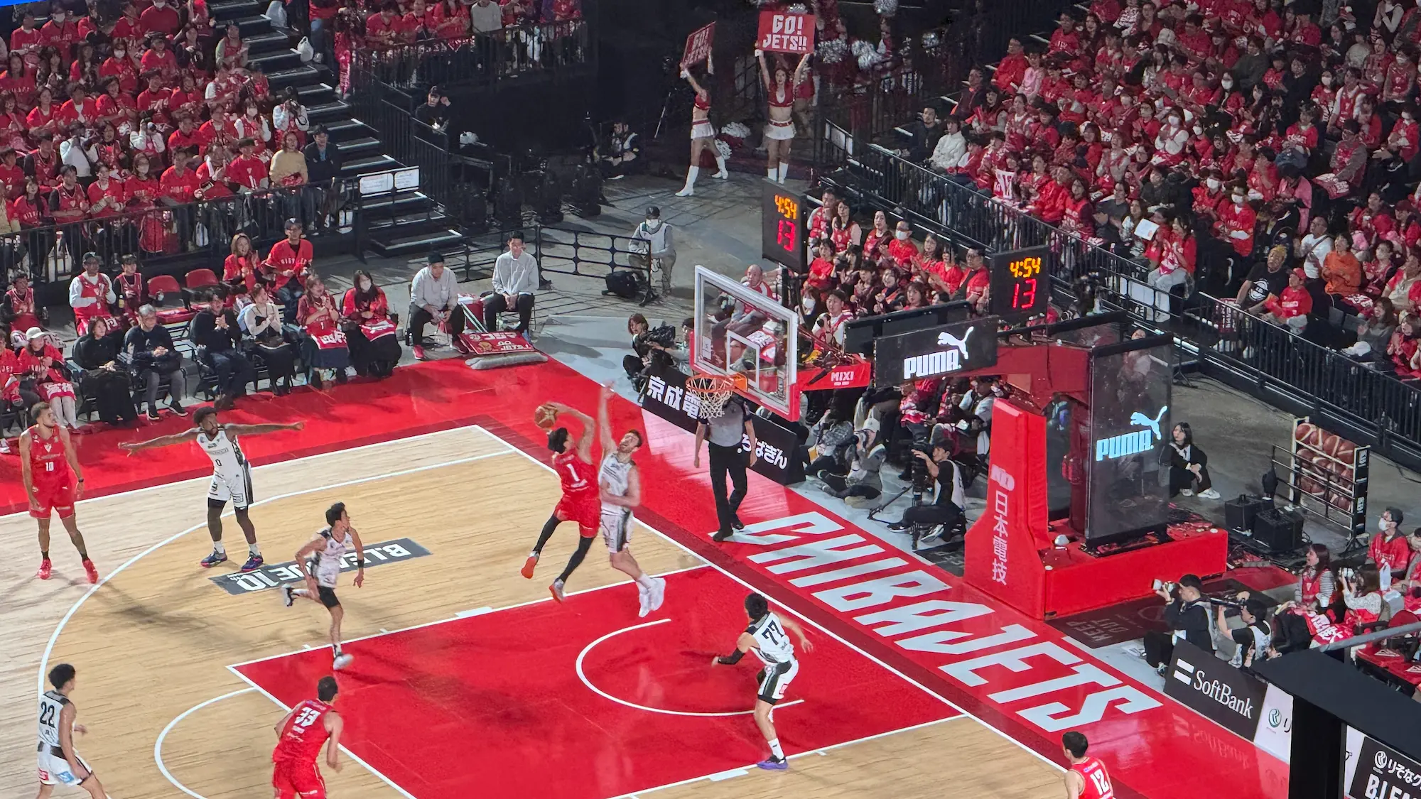 子連れで行った千葉ジェッツ戦の渡辺選手